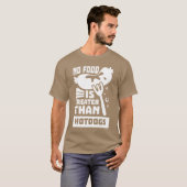 Hot dog grilling snack car Fast Food retro Tシャツ (正面フル)