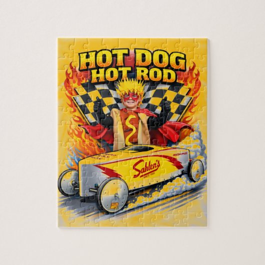 Hot Dog Hot Rod ジグソーパズル (縦)