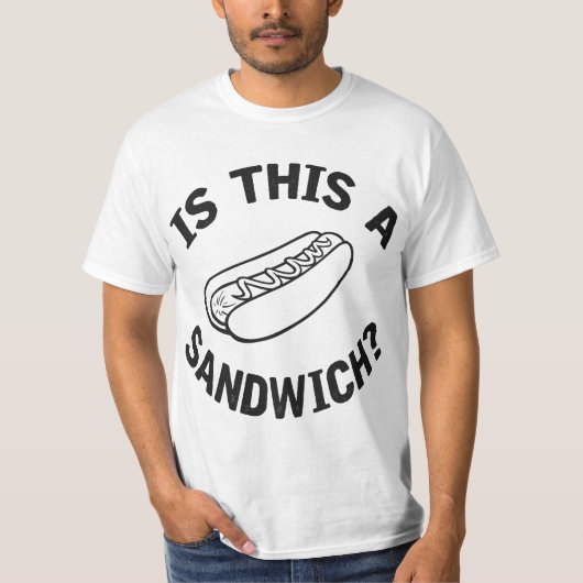 Hot Dog Is This 567 8sandwih Tシャツ (正面)