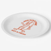 Hot Dog Time ペーパープレート (アングル)