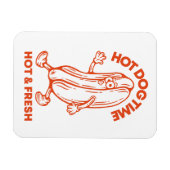 Hot Dog Time マグネット (横)