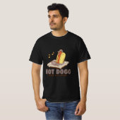 Hot Dogg – Droppin’ Beats, Not Buns Funny Tee Tシャツ (正面フル)