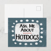 Hot Dogs頼はがき ポストカード (正面/裏面)