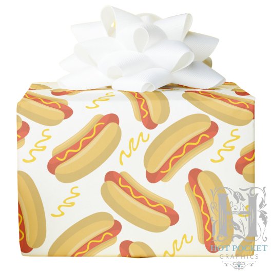 Hot Dogs Wrapping Paper ラッピングペーパー