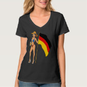 Hot Fan Girl Germany Tシャツ (正面)
