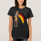 Hot Fan Girl Germany Tシャツ (正面)