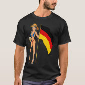 Hot Fan Girl Germany Tシャツ (正面)