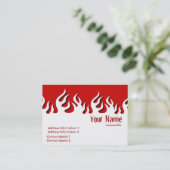 Hot Flamazeeプロファイルカード 名刺 (スタンド正面)