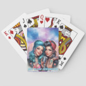 Hot Flash Cronicsの遊カード取引と笑い トランプ (裏面)