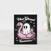 Hot Ghoul Summer Flamingo Ghost Summerween  カード (正面)