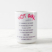 Hot Girl Mug Shot コーヒーマグカップ (中央)