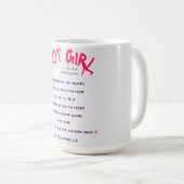 Hot Girl Mug Shot コーヒーマグカップ (正面右)
