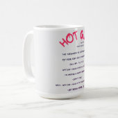 Hot Girl Mug Shot コーヒーマグカップ (正面左)