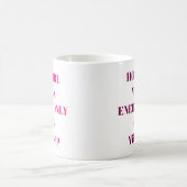 Hot Girl Walk Energy Mug コーヒーマグカップ (中央)