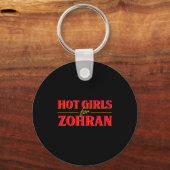 Hot Girls For Zohran Mamdani Zohran For Nyc Mayor  キーホルダー (正面)