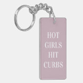 Hot Girls Hit Curbs Keychain キーホルダー (正面左)