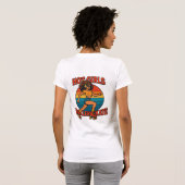 Hot Girls Roller Skate Shirt Tシャツ (裏面フル)