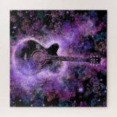 Hot Guitar - Rock Music -魔法ダンス – 絵画s ジグソーパズル (横)