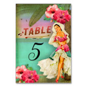 Hot Havana Night Table Number Card テーブルナンバー (裏面)