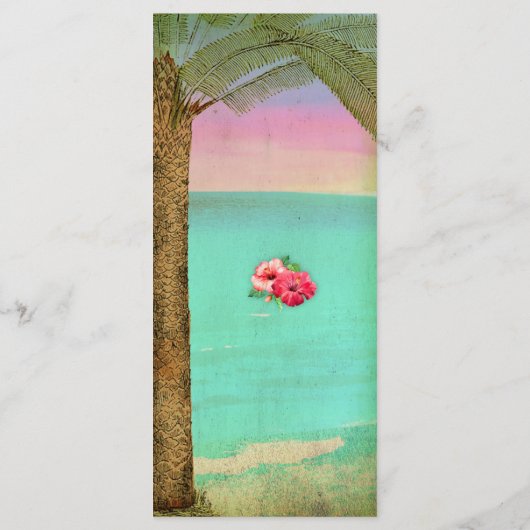 Hot Havana Nights Drink Menu Card メニュー (裏面)