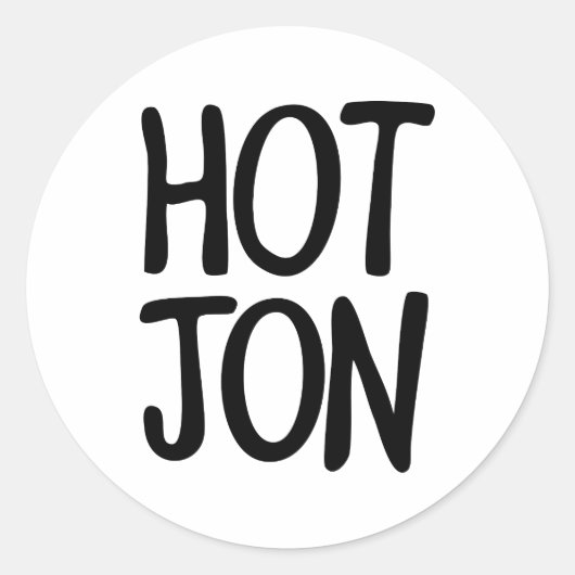 HOT JON ラウンドシール (正面)