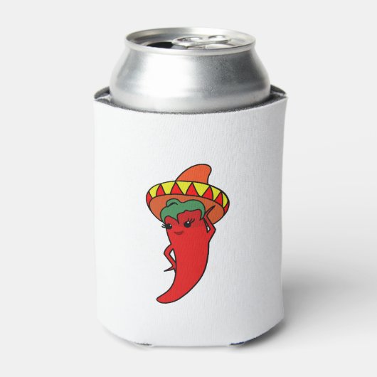 Hot Kawaii Pepper Diva 缶クーラー (缶正面)