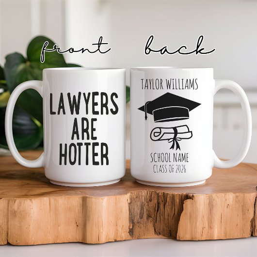 Hot Lawyer Mug, Graduation Gift for Law Graduate コーヒーマグカップ