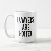 Hot Lawyer Mug, Graduation Gift for Law Graduate コーヒーマグカップ (左)