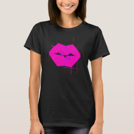 Hot Lipsジオメトリックシャツ Tシャツ