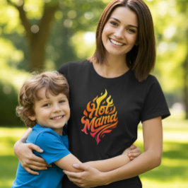Hot Mama Shirt Trendy Women’s Graphic Tee  Tシャツ