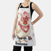 Hot Mess in the Henhouse Valentine Chicken Apron エプロン (インサイチュ)
