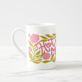 Hot Momma Mother's Day Bone China Mug ボーンチャイナマグカップ