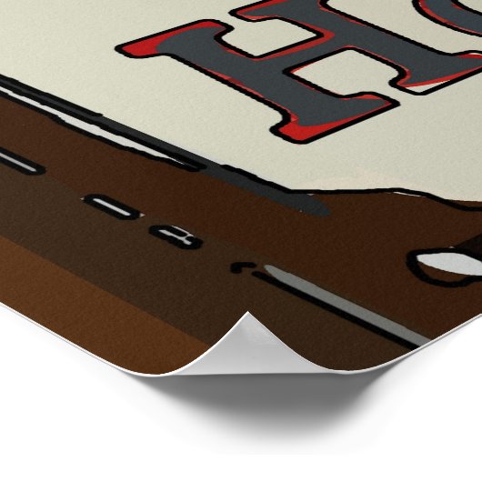 Hot N Spicy Boiled Crawfish Sign ポスター (角)