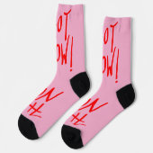 HOT NOW PINK ソックス (左)