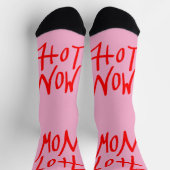 HOT NOW PINK ソックス (上部)