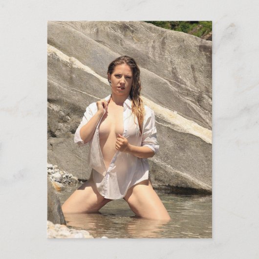 Hot Outdoor Modelフォトポストカード ポストカード (正面)