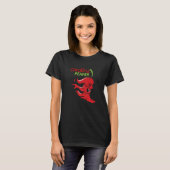 Hot Pepper Carolina Reaper Chilihead Spicy Food Tシャツ (正面フル)