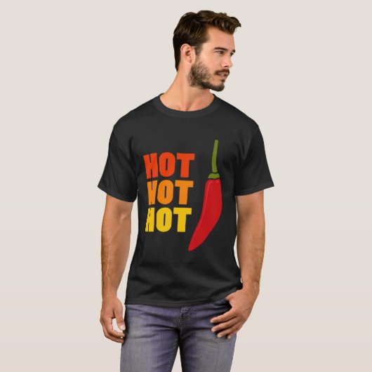 Hot Pepper Red Jalapeno Spicy Tシャツ (正面フル)