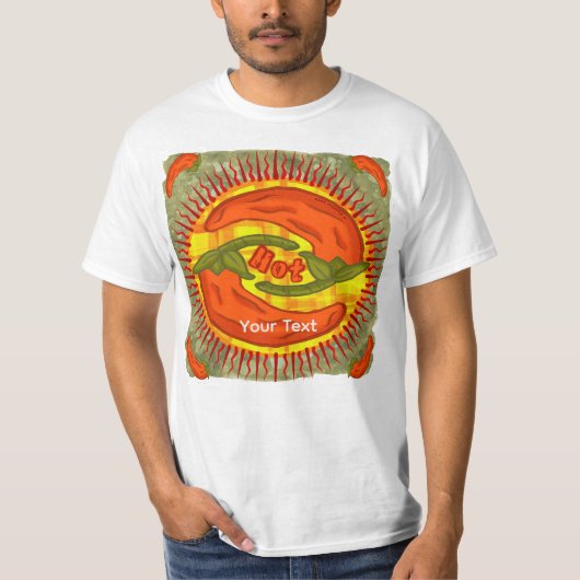 Hot Pepper yin yang Tシャツ (正面)