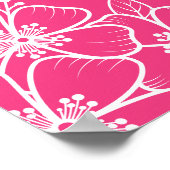 Hot Pink 30th Birthday Party Welcome ポスター (角)