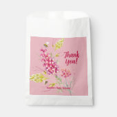 Hot Pink And Bumble Bee A Sweet Little Bee フェイバーバッグ (正面)