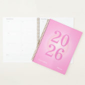 Hot Pink Aura Big Year Planner プランナー手帳 (ディスプレー)