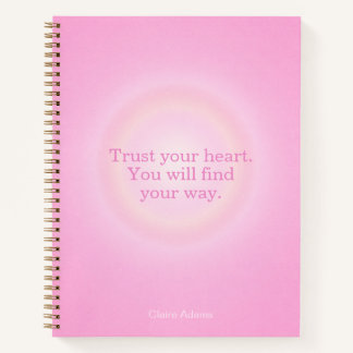Hot Pink Aura Message Notebook ノートブック