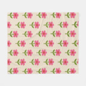 Hot Pink Blanket フリースブランケット (正面(横))