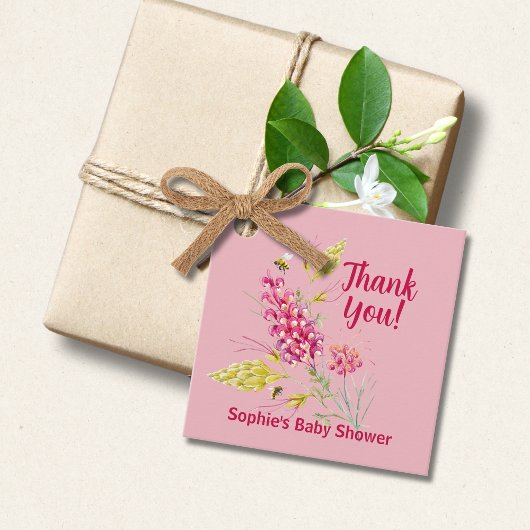 Hot Pink Florals And Bumble Bee A Sweet Little Bee フェイバータグ