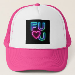 Hot Pink FULU Trucker Hat キャップ