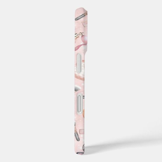 Hot Pink Glam Makeup Phone Case Case-Mate iPhoneケース (裏面 / 右)