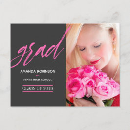 Hot-Pink Graduateの発表写真 案内ポストカード