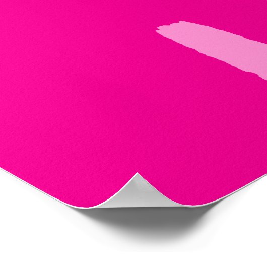 Hot Pink La Vita al Limone ポスター (角)