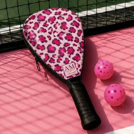 Hot Pink Leopard Print Blush Glam Animal Print ゴルフヘッドカバー